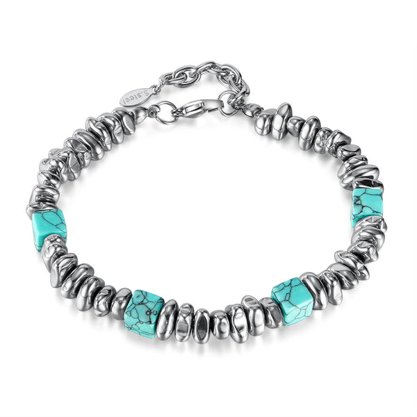 Turquoise Hematite Bracelet