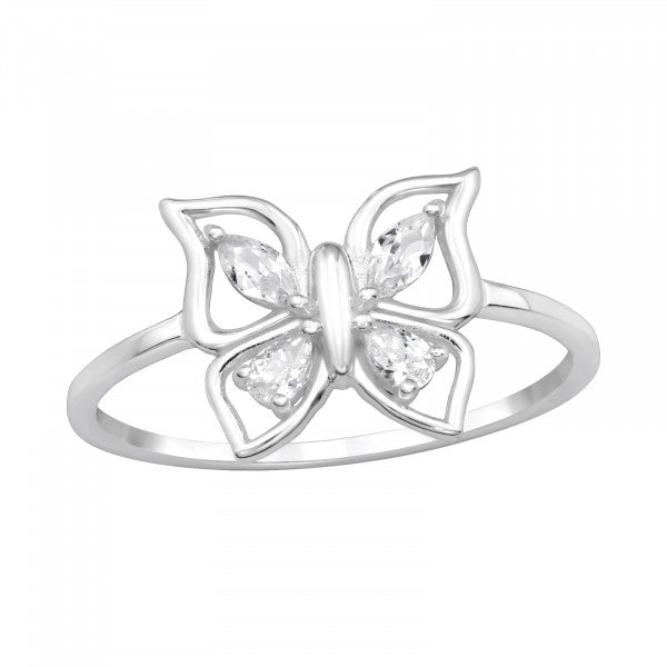 Butterfly Silver Ring