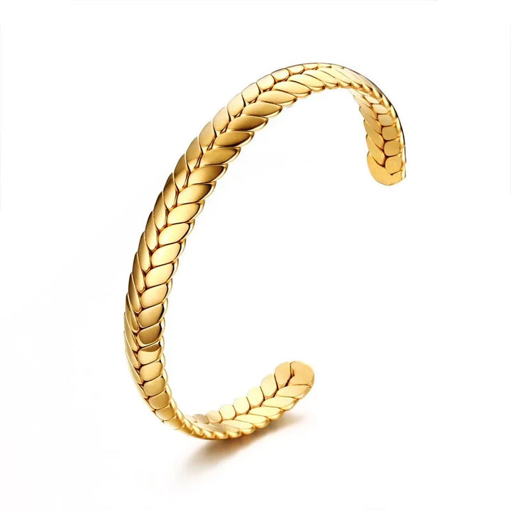 Stainless Steel Gold Bangle