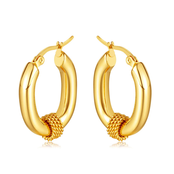 Steel New trendy Hoop Earring