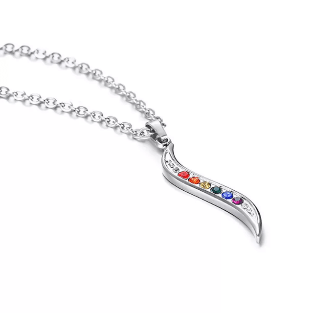 LGBT Pride Rainbow Women Necklace 