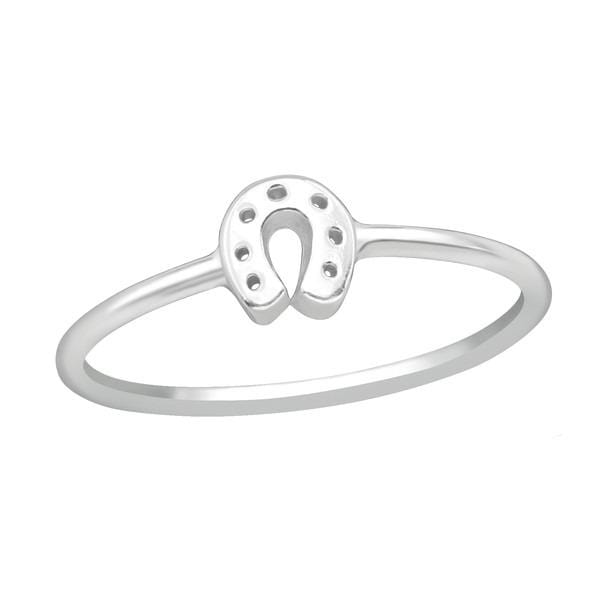 Silver Horseshoe Midi Ring