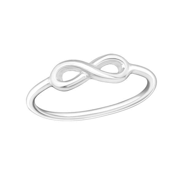 Silver Infinity Midi Ring