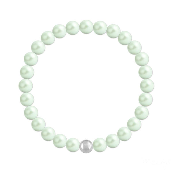 Pastel Green Pearl Bracelet