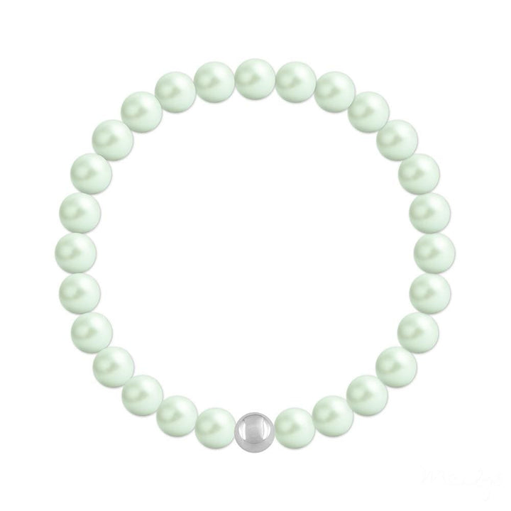 Pastel Green Pearl Bracelet