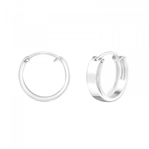 Silver Hoop Earrings