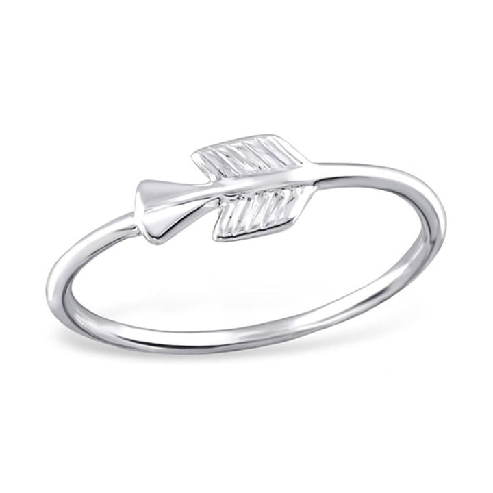 Sterling Silver Arrow Midi Ring