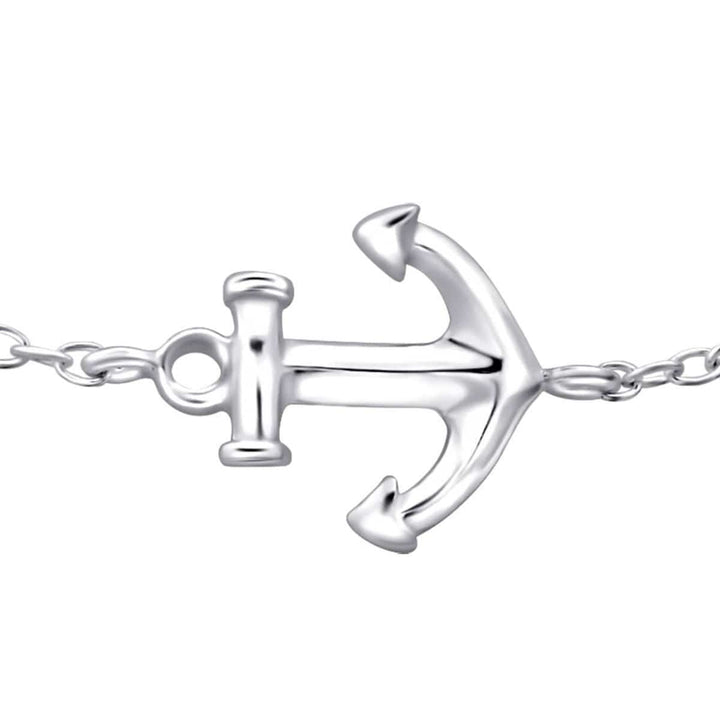 Silver Anchor Bracelet