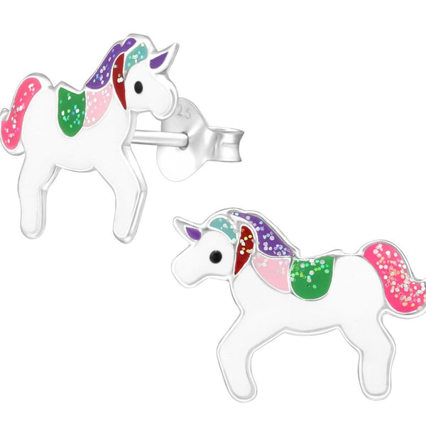 Childrens Unicorn Earrrings