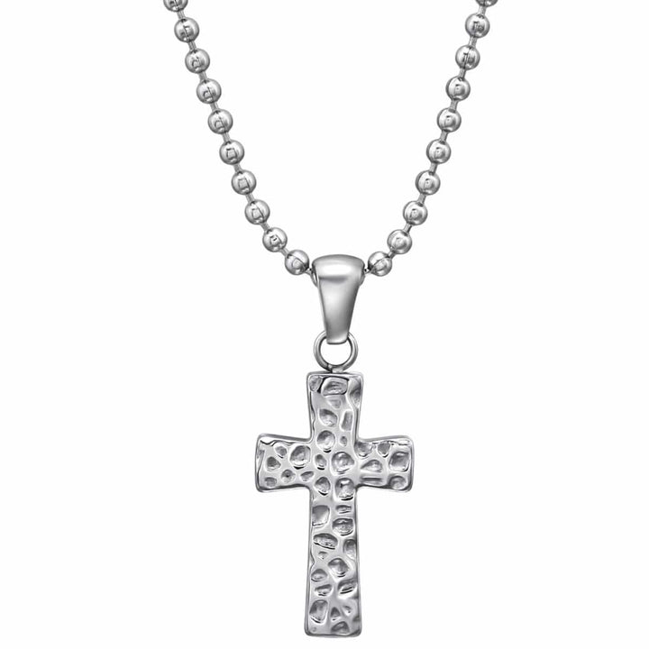 Steel Cross Necklace