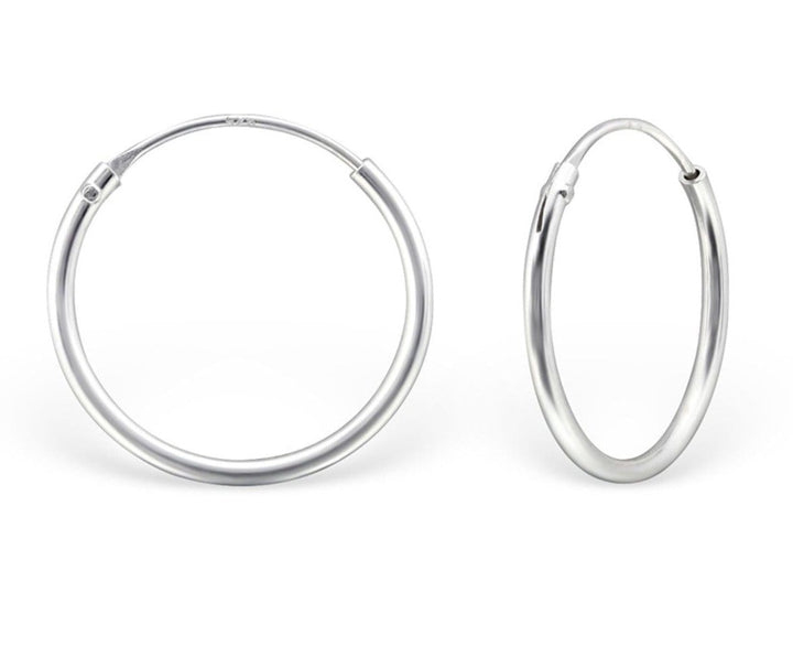 Sterling Silver 16mm Ear Hoops