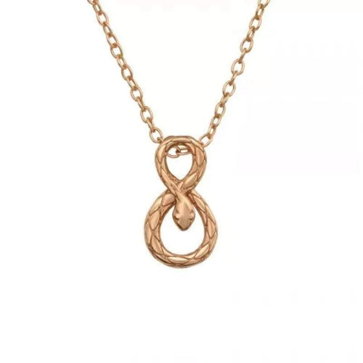 Rose  Gold Snake Necklace for Women