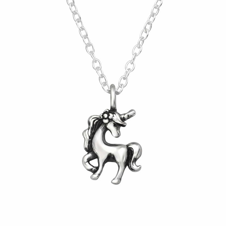 Silver Unicorn Necklace