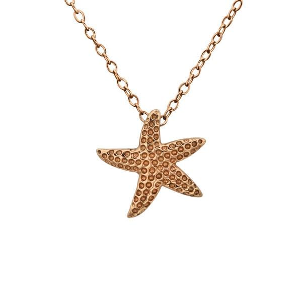 CONTACT US TO RECREATE THIS SOLD OUT STYLE Blue Starfish Necklace - 18k Gold  Vermeil $FJD