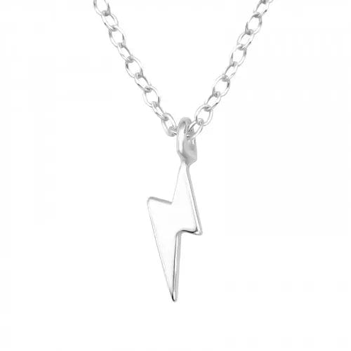 Silver Lightning Bolt Necklace