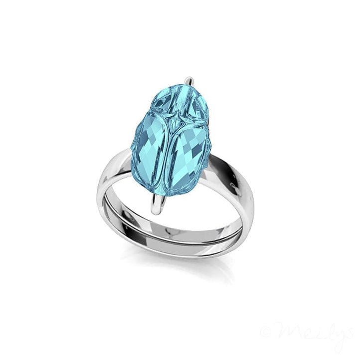 Silver Aquamarine Ring