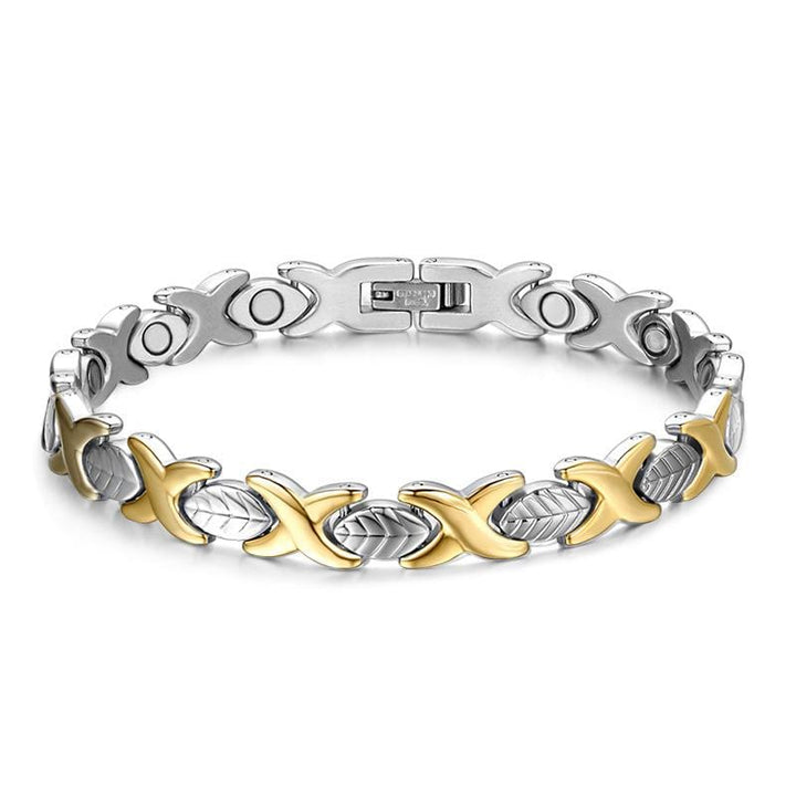 Leaf Gold  Best Magnetic Health Bracelet for Women