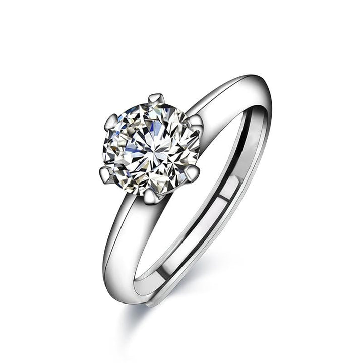 Moissanite  Wedding  Ring