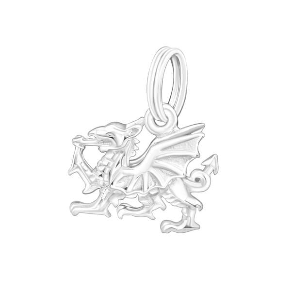 Silver Dragon Charm