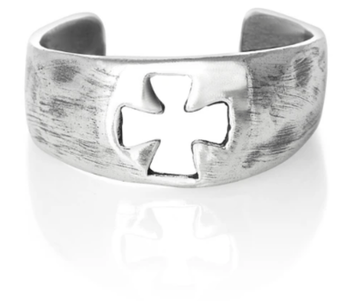 Sterling Silver Cross Toe Ring