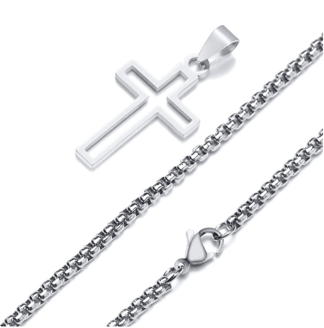 Silver Cross Necklace