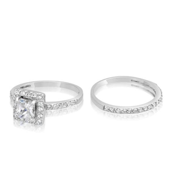 Princess Cut Band Set