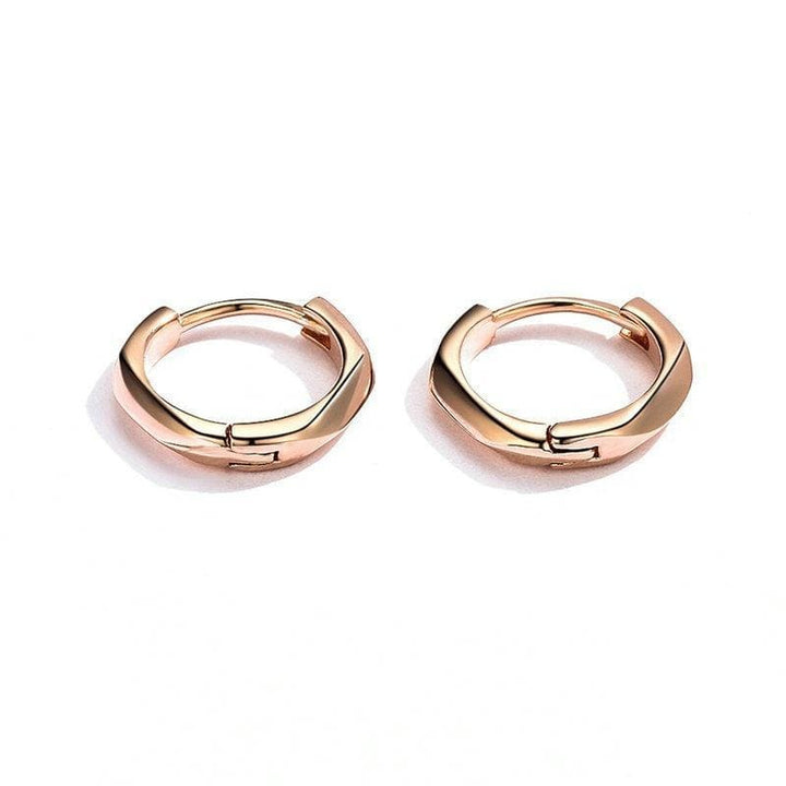 Rose Gold Hoop Earrings