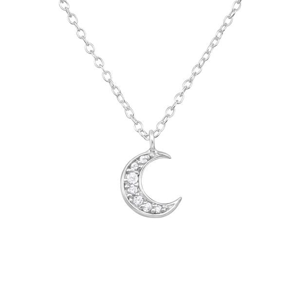 Silver Moon Necklace