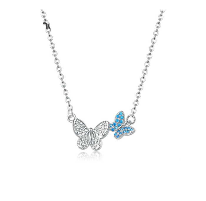 Silver Butterfly Necklace